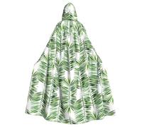 RRhgipp Palm Tree1 Cape à capuche longue cape faucheuse vampire sorcière carnaval Halloween magicien 147,3 cm