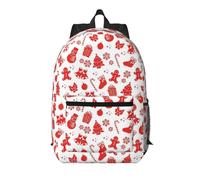 RRhgipp Sac à dos de voyage pour ordinateur portable de 43,2 cm avec imprimé de Noël - Grand sac à dos d'école, fille, femme, homme d'affaires