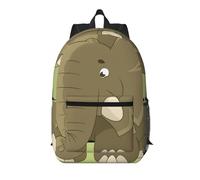 RRhgipp Sac à dos de voyage pour ordinateur portable Motif éléphant mignon 43,2 cm Grand format école garçon fille femme homme d'affaires sac d'ordinateur cadeau