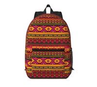 RRhgipp Sac à dos de voyage pour ordinateur portable style folk mexicain bohème 43,2 cm Grand format école garçon fille femme homme d'affaires sac d'ordinateur cadeau