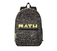 RRhgipp Sac à dos pour ordinateur portable 43,2 cm pour l'école, les mathématiques, les voyages, l'école, les garçons, les filles, les femmes, les hommes d'affaires