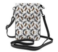 RRhgipp Trotting Sac à main à bandoulière en cuir synthétique pour femme avec revêtement plat Motif patte de Retrievers