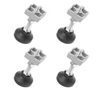 Rrina Lot de 4 pieds réglables en aluminium série 4040 pour fente en T 8 mm