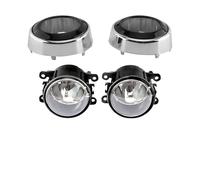 RRKBDQEL Antibrouillard Auto Feux Antibrouillard LED Pour Mitsubishi Pour Outlander 2008 - 2012, Couvercle Trou Phare Pare-chocs Avant, Cadre Lunette Gril