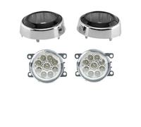 RRKBDQEL Antibrouillard Auto Feux Antibrouillard LED Pour Mitsubishi Pour Outlander 2008 - 2012, Couvercle Trou Phare Pare-chocs Avant, Cadre Lunette Gril