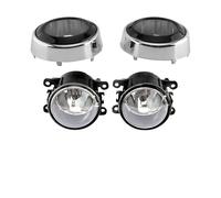 RRKBDQEL Antibrouillard Auto Pour Mitsubishi Pour Outlander 2008-2012 Antibrouillard Lampe À LED Pare-chocs Avant Phare Trou Couvre Gril Cadre Lunette