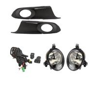 RRKBDQEL Antibrouillard Auto Pour VW Pour Jetta 6 Pour A6 MK6 11-2014 Phares Antibrouillard Phare LED Couvercle Lampe Pare-chocs Avant Gril Cadre Lunette Fil