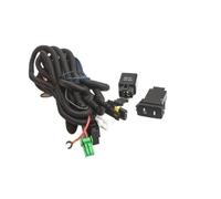 RRKBDQEL Antibrouillard Auto Pour VW Pour Jetta 6 Pour A6 MK6 11-2014 Phares Antibrouillard Phare LED Couvercle Lampe Pare-chocs Avant Gril Cadre Lunette Fil