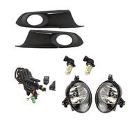 RRKBDQEL Antibrouillard Auto Pour VW Pour Jetta 6 Pour A6 MK6 2011-2014 Phares Antibrouillard Phare LED Couvercle Lampe Pare-chocs Avant Gril Cadre Lunette Fil