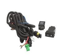 RRKBDQEL Antibrouillard Auto Pour VW Pour Transporter T5 Pour Multivan Pour Caravelle 03-2010 Lumière LED Couvercle Lampe Noir Gril Kit Commutateur Faisceau Câblage