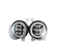 RRKBDQEL Antibrouillard Pour VW Pour Jetta Pour A5 MK5 (1K) 2005-2010 2 Pièces Voiture LED Antibrouillard Angel Eye DRL Feux De Jour Avec Décodeur Canbus anti-brouillard(Yellow and Red)
