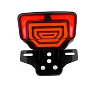 RRKBDQEL Ensemble Feu Arrière Moto Feu Arrière | Clignotant Stop Lampe De Course Moto Feu Arrière LED Intégration De Feu Stop Dynamique