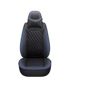 RRKBDQEL Housse Siège Voiture Universelle Cuir Accessoires Style Automobile Personnalisés pour Tous Les Modèles Intelligents pour Fortwo pour Forfour Auto Housse Siege Couvres(Black Blue Pillow)