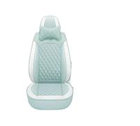 RRKBDQEL Housse Siège Voiture Universelle Cuir Accessoires Style Automobile Personnalisés pour Tous Les Modèles Intelligents pour Fortwo pour Forfour Auto Housse Siege Couvres(Elegant Green Pillow)