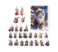 Rrlihjgu 004écompte Des Jours Noël 2025 Avec Élément 004écoratif Amusant, 004écoration Pour Arbre De Noël Et Ornement Pour Sac/Transport 27x18cm, 005 De Pour Garçons Et Filles Pendentif