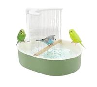 Rrlihjgu Bain d'oiseau pour Cage,Alimenté par USB, Bain Automatique - pour perroquets,pour Cage Intérieure Perroquet Cockatiel Conure Inséparable Gris du Gabon