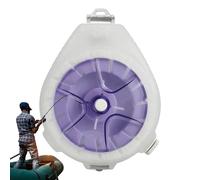 Rrlihjgu Bobines de Ligne de Pêche - Boîte d'Enroulement de Ligne avec Coupeur | Organisateur d'Accessoires de Pêche pour Pêcheurs pour Eau Douce, Eau Salée, Lac, Rivière, Étang et