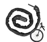 Rrlihjgu Cadenas de vélo combiné, cadenas antivol pour vélo - Cadenas de cyclisme résistant à l'usure - Cadenas de chaîne pour vélo avec housse de protection en tissu - Sécurité
