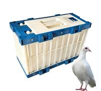 Rrlihjgu Cage De Transport pour Oiseaux | Transporteur de Pigeons de Voyage Aéré | Cage Perruche Calopsitte avec Serrure,pour Transport, Entraînement, Concours d'oiseaux, Extérieur, Perruche,