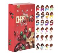 Rrlihjgu Calendrier de l'Avent de Jésus 2024, Calendrier de l'Avent de Noël de Jésus-Christ - Figurines à collectionner Calendriers de l'Avent festifs | Calendrier de compte à rebours pour Noël