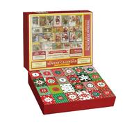 Rrlihjgu Calendrier de Noël 2025 | Jeu de famille - Calendrier de compte à rebours 2025 de Noël - Pour hommes, femmes, et adolescents
