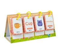 Rrlihjgu Cartes d'apprentissage pour tout-petits, cartes flash de mots pour les tout-petits - 96 pièces Jeu de construction de mots de la vue éducative - Jouets éducatifs pour