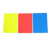 Rrlihjgu Cartes d'arbitre 3 pièces Accessoires de jugement haute visibilité
