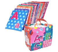 Rrlihjgu Cartes de lettres en tissu, jouets éducatifs précoces, jouets de cartes d'alphabet souples pour tout-petits - Jouets éducatifs avec lettres pour tout-petits | Jouets éducatifs