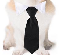 Rrlihjgu Collier bandana pour chien avec nœud papillon - Collier formel pour chien - Collier élégant et rétro avec nœud papillon - Pour la Saint-Valentin, les promenades, la vie quotidienne, les