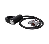 Rrlihjgu Commutateurs Moto - Bouton Poussoir Étanche Pour Véhicules Électriques,Bouton Basculant De Remplacement Facile Pour Moto, Vélo Électrique, Quad Et Scooter Avec Montage