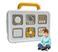 Rrlihjgu Conseil d'activités, tableau sensoriel | Jouets de moteur fin, développement de la motricité fine des jouets d'apprentissage éducatif de voyages occupés pour un enfant de 1 an