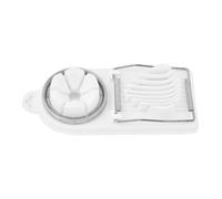 Rrlihjgu Coupe-œufs pour œufs à la coque, trancheuse à œufs durs, hachoir à fruits, accessoires de cuisine multifonction 2 en 1, hachoir à fromage