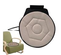 Rrlihjgu Coussin de siège pivotant à 360 degrés, Coussin de siège Rond Rotatif, Coussin de siège à Disque Rond pivotant à 360 degrés pour Voiture, Coussin de siège de Voiture antidérapant pour la