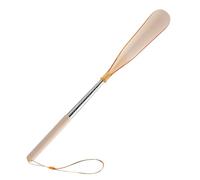 Rrlihjgu Cuillère télescopique pour chaussures, chausse-pied rétractable, chausse-pied à long manche, pelle portable pour chaussures, chausse-pied auxiliaire facile à utiliser pour les femmes