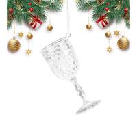 Rrlihjgu Décoration de Noël en acrylique transparent pour sapin de Noël, salle de bain, maison, école, bureau, Thanksgiving, vacances, fête d'anniversaire