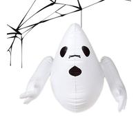 Rrlihjgu Décoration de Piscine Gonflable d'halloween - Décoration Gonflable de Ballon oculaire, fantôme d'araignée Halloween en Plein air, décoration de fête pour Patio