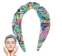 Rrlihjgu Diadèmes de style bohème, bandeau floral vintage | Accessoires de cheveux imprimés floraux vintage, accessoires de coiffure élégants, bandeaux en tissu satiné pour cheveux