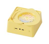 Rrlihjgu Enceinte Portable | Haut-Parleur Sans Fil Pour Musique Avec Projection Lumineuse Multicolore Et Son Surround Pour Chambre Salon Plage Camping-Car - Forme Pick-up Équipement Audio avec Lumière