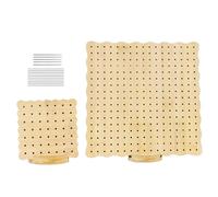 Rrlihjgu Ensemble de Planche à Blocage pour Crochet | Planche Carrée de Blocage pour Crochet avec 10 Épingles | Accessoires De Tricot, Idéal Pour Grands-Mères, Mères, Femmes Et Amatrices