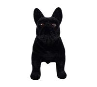 Rrlihjgu Figurine De Bouledogue Français | Décoration Realiste Drôle pour Maison | Petites Figurines Bulldog Français Flockées | pour Décoration De Pièce Intérieur Extérieur Manteau Cheminée Patio