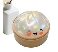 Rrlihjgu Glitter Dumpling Soft with Steamer Box, Cute Jouets Anti-Stress Rainbow Dumplings Squishiest, Stress & Relief Toys Géant Relief Sensory Ball Soft Squeeze Sensory Toys