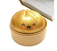 Rrlihjgu Glitter Dumpling Soft with Steamer Box, Cute Jouets Anti-Stress Rainbow Dumplings Squishiest, Stress & Relief Toys Géant Relief Sensory Ball Soft Squeeze Sensory Toys