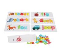 Rrlihjgu Jeu de lettres de correspondance orthographique, puzzle de correspondance orthographique, puzzle de combinaison d'alphabets - Jeu de mots d'orthographe de lettres assorties