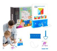 Rrlihjgu Jeux d'apprentissage pour enfants, jeux mentaux pour enfants, aides pédagogiques interactives pour la pensée logique, clés éducatives pour enfants, jouets éducatifs créatifs, puzzles,