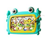 Rrlihjgu Jouet de labyrinthe magnétique, jouets de tri des couleurs, tableau de dessin interactif crabe, jouet d'éducation précoce, jouet créatif pour pour la maison,