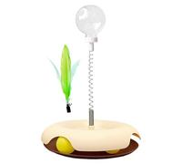 Rrlihjgu Jouet distributeur de friandises pour chat - Jouet de puzzle de friandises pour chat - Jouet de distribution de nourriture pour chatons - Jouet multifonctionnel interactif