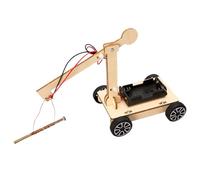 Rrlihjgu Jouet expérimental pour faire des grues, jouet de grue scientifique en bois, kit éducatif pour faire des grues électromagnétiques - Améliorez la créativité, l'imagination, le jouet interactif