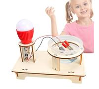 Rrlihjgu Jouet générateur, Jouet générateur pour, Jouet de Physique générateur de Saumure Jouet Scientifique pour étudiants | de Circuit de Montage, Jouets d'apprentissage précoce,