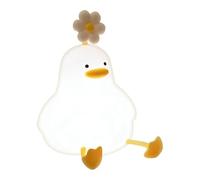 Rrlihjgu Lampe Canard | 3 Niveaux Canard Fleur Mignon Silicone LED Rechargeable Lampe - Veilleuses pour chambre de bébé | Pour chambre, chevet, bureau, couloir, toilettes, table de nuit, bureaux,