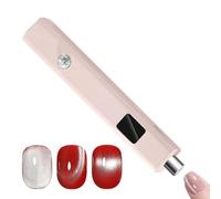 Rrlihjgu Lampe UV Pour Ongles En Gel, Lampe De Séchage Et Tampon Magnétique Pour Ongles, Outil De Manucure Rechargeable Et Lumière Portable Pour Maison, Salon, Salle De Bain, Voyage, Comptoir Et